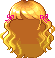 Black Ribbon Wave Hair, blonde