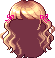 Black Ribbon Wave Hair, brown