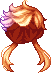 Black Tornado Twin Hair, orange
