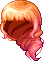 Black Conch Hair, orange