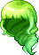 Black Conch Hair, green