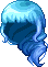 Black Conch Hair, blue