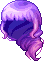 Black Conch Hair, purple