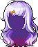 Black Princessy Hair, purple