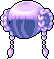 Black Ram Hair, purple