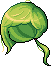 Black Waxing Moon Hair, green