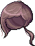 Black Waxing Moon Hair, brown
