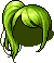 Black Side Ponytail, green
