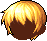 Black Short 'n' Sharp Hair, blonde