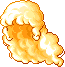 Puffram Hair, orange
