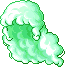 Puffram Hair, green