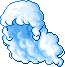 Puffram Hair, blue
