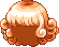Black Bubbling Hair, orange