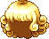 Black Bubbling Hair, blonde