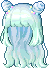 Wonder Bunny Hair, blue
