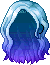 Black Lovely Lass Hair, blue