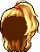 Black Half Up Ponytail, blonde
