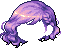 Black Sweet Honey Hair, purple