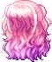 Black Roly Poly Hair, red