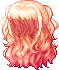 Black Roly Poly Hair, orange