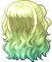 Black Roly Poly Hair, green
