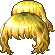 Black Krinkle Cut  Hair, blonde