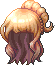 Black Mermaid Curl Hair, brown