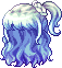 Black Sugarbang Hair, blue