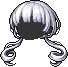 Black Whipped Pigtails, orange