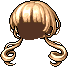 Black Whipped Pigtails, brown