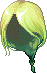 Black Twenty Hair, green
