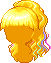 Black Rainbow Hair, blonde