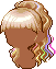 Black Rainbow Hair, brown