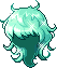 Black Odyssey Hair, green