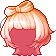 Ribbon Top Hair, orange
