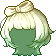 Ribbon Top Hair, green