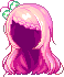 Shiny Ribbon Hair, red
