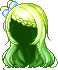Shiny Ribbon Hair, green