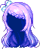 Shiny Ribbon Hair, purple