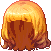 Black Rosalia Hair, orange