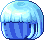 Black Sunny Hair, blue