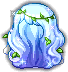 Black Sylvan Forest Hair, blue