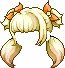 Black Voluminous Pigtails, blonde