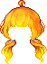 Rough Volume Hair, orange