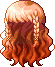 Spring Flower Hair, orange