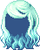 Black Princess Hair, green