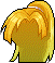 Black Long Swordswoman Hair, blonde