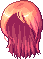 Black Slip Hair, red