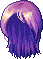 Black Slip Hair, purple