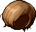 Black Eastern Rocker Hair, brown